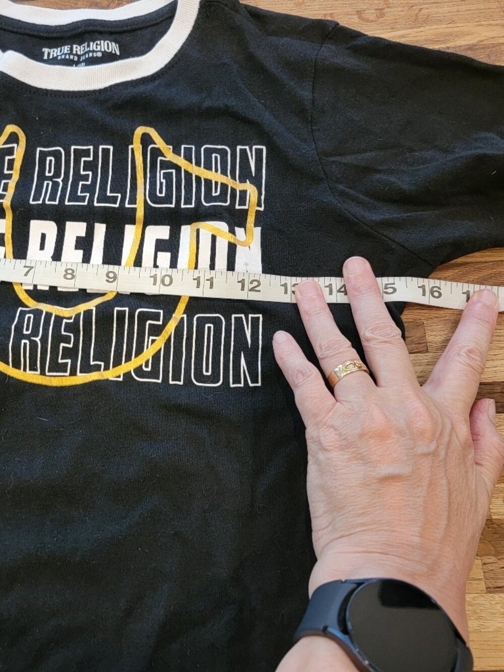 True Religion Jeans Graphic Logo T Shirt Youth/Unisex - Picture 4 of 7